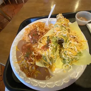 Three Rolled Taco Combo