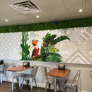 the interior of the restaurant