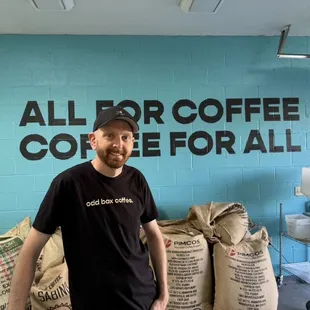 Tom and his slogan