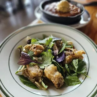 Thai pork belly salad