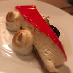 a piece of dessert on a plate