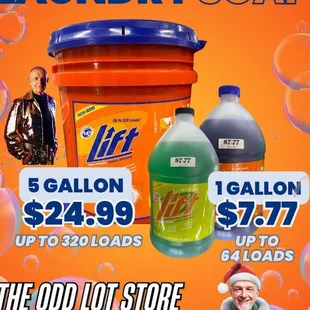 Lift the Dirt out with our Laundry Soap, Beats all other Soaps hands down