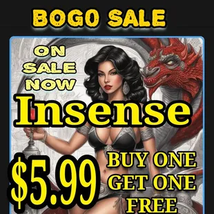 BOGO Sale on Cloud 9 insence