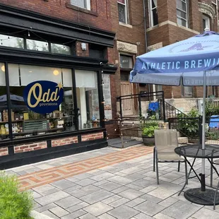Lovely patio to enjoy some of their great prepared, scrumptious food!