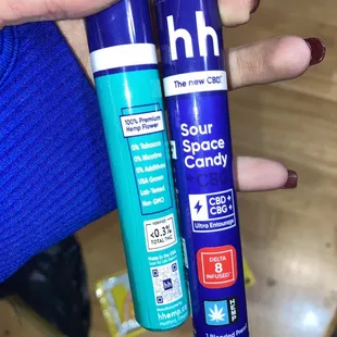 CBD pre rolls! BOMB.