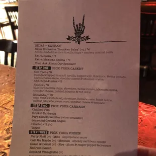 Menu (2/8/2018)