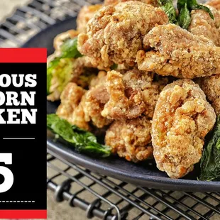 delicious popcorn chicken for $ 5