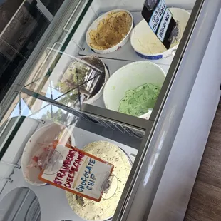 More ice cream selections