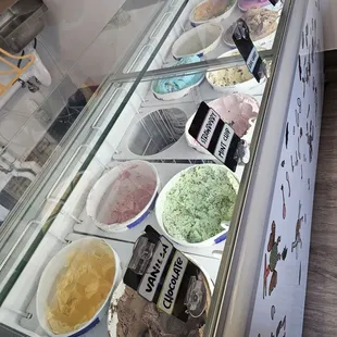 Ice cream selection