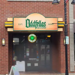 Oddfellas entrance