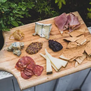 Cheese and charcuterie board