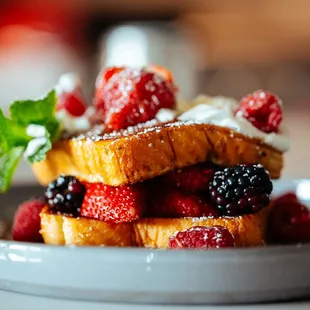 waffles, food