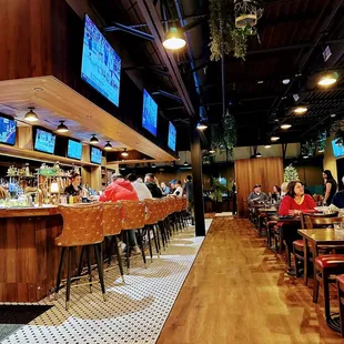 Inside of the restaurant