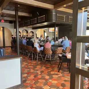 Large bar area