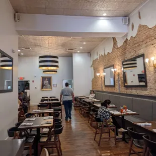 the interior of a restaurant