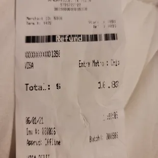 To make it worst, no one there knew how to issue a refund.  Not even the owner.  I had to wait while the called someone else.