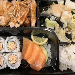 Assorted Bento. 2/5. Decreased quality. IG: @amei.eats