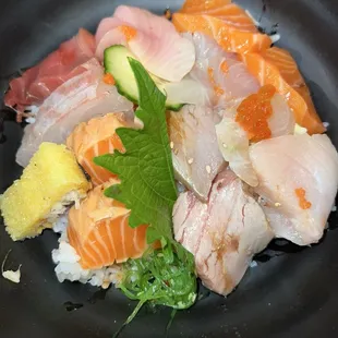 Chirashi bowl was super tasty and fresh!