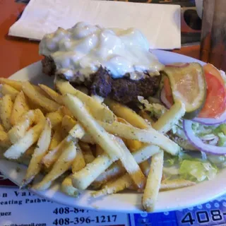 Mushroom Cheese Burger