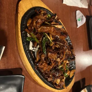 DAE JI BULGOGI WAS GOOD EATING.