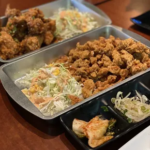 Popcorn Chicken, Soy and Garlic Chicken, side dish