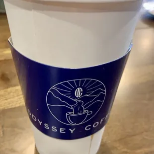 Sugar free caramel latte with oat milk