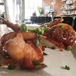 Bacon Wrapped Shrimp appetizer