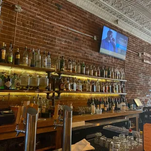 The bar. Obviously.