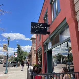 Outside