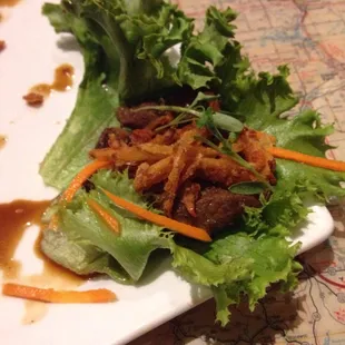 Steak Lettuce Cup