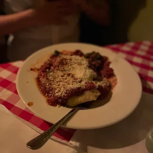 Homemade Manicotti Pasta