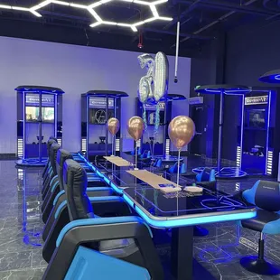 Reserved party area