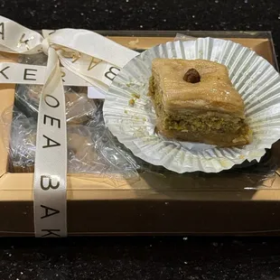 Gluten Free Baklava. Pistachio abs almonds