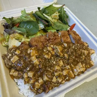 Pork mapo tofu