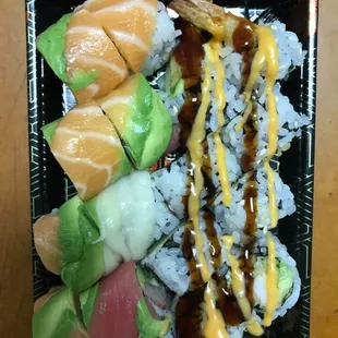 sushi, sushi and sashimi, sashimi, food