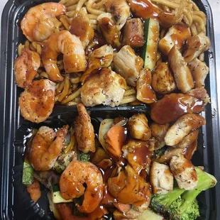 CK shrimp hibachi with noodle