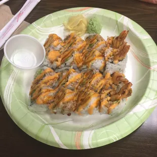 Shrimp tempura rolls