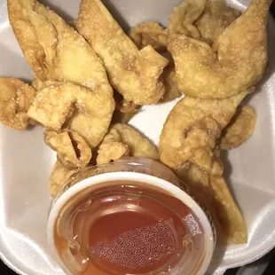 Order of crab Rangoon