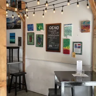 Some of the artwork available for sale and information about becoming a member