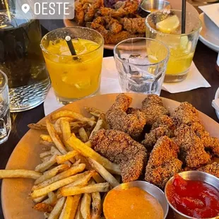 a plate of food