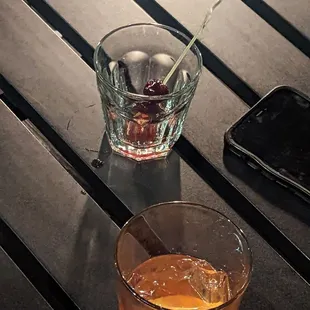 Old Fashioned with a side of cherries
