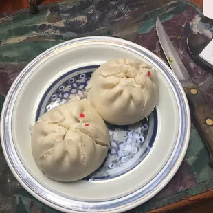 The mushroom baos for lunch New Year's Day