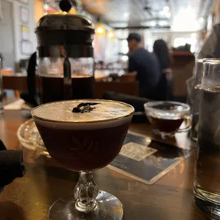 Something with gin and it was delicious