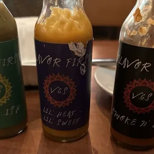 Hot sauce options