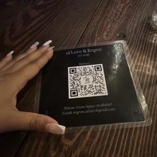 QR Code Menu