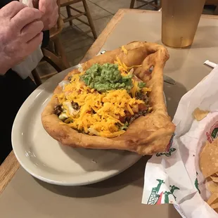 Chicken Fajita Taco Salad