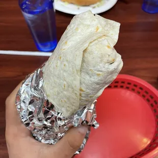 Carne asada super burrito