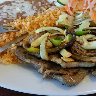 Asada  plate.. Yummy.