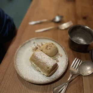 poundcake, maple brown butter