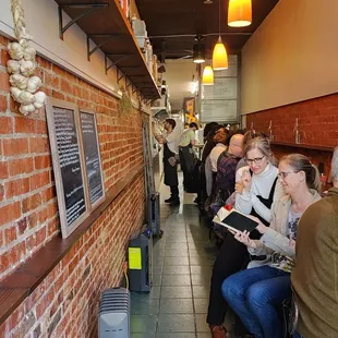 Very narrow indoor seating, reservations a must! (3/18/23)